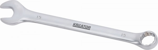 Kreator KRT501210 - Oboustranný klíč očko/otevřený 15 - 185mm