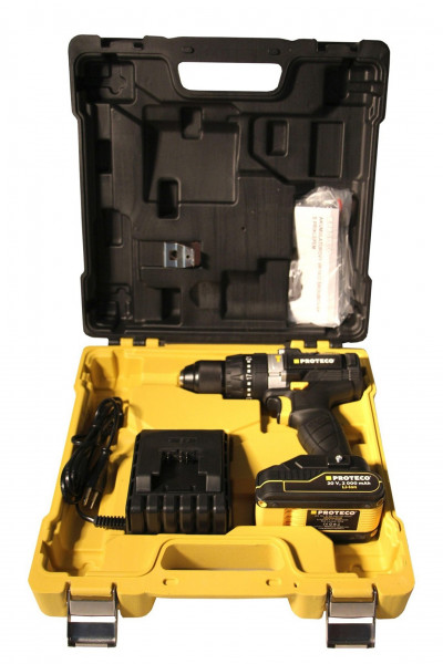 Proteco 51.10-AV-20-02 vrtačka s příklepem akumulátorová 2-13mm 20V, 1 akumulátor