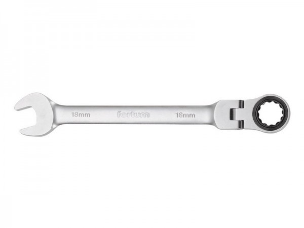 Fortum 4720211 klíč ráčnový očkoplochý s kloubem, 11 mm