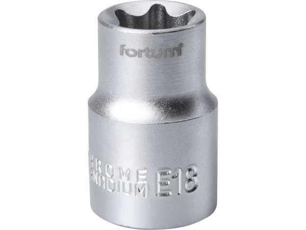 Fortum 4700703 hlavice nástrčná vnitřní TORX 1/2&quot;, E 18, L 38mm