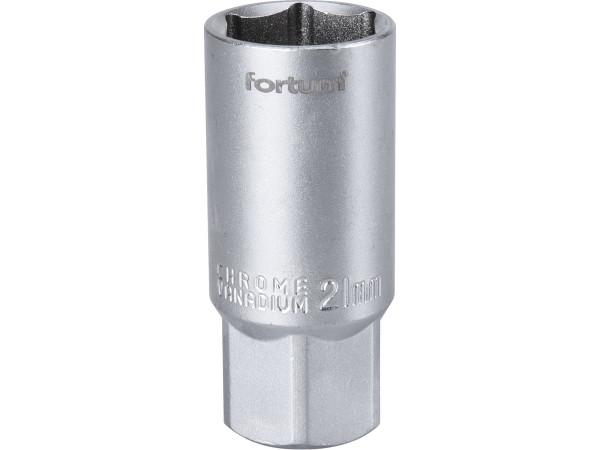 Fortum 4700901 hlavice nástrčná na zapalov. svíčky 1/2&quot;, 21mm, L 65mm