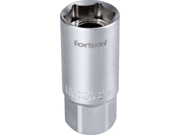 Fortum 4700904 hlavice nástrčná na zapalov. svíčky 1/2&quot;, 21mm, L 65mm, magnet