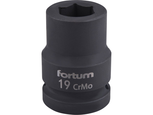 Fortum 4703019 hlavice nástrčná rázová 3/4&quot;, 19mm, L 52mm