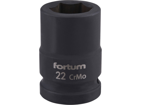 Fortum 4703022 hlavice nástrčná rázová 3/4&quot;, 22mm, L 52mm