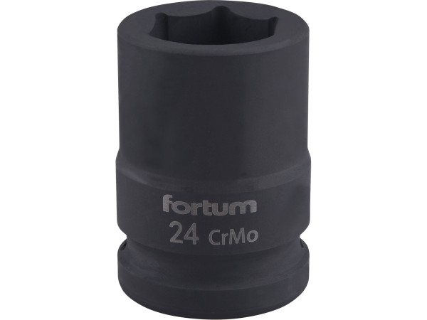 Fortum 4703024 hlavice nástrčná rázová 3/4&quot;, 24mm, L 52mm