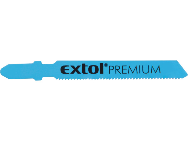 Extol Premium 8805401 plátky do přímočaré pily 5ks, 51x1,2mm, HSS